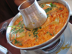 タイ料理の代表の一つトムヤムスープ